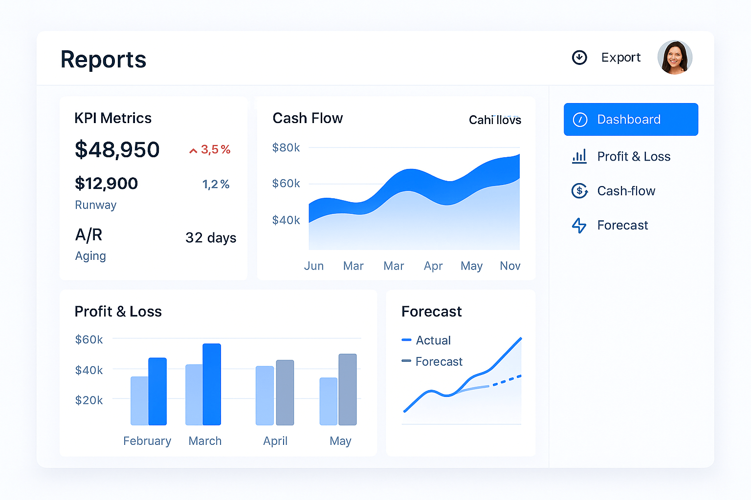 Organized payment records report